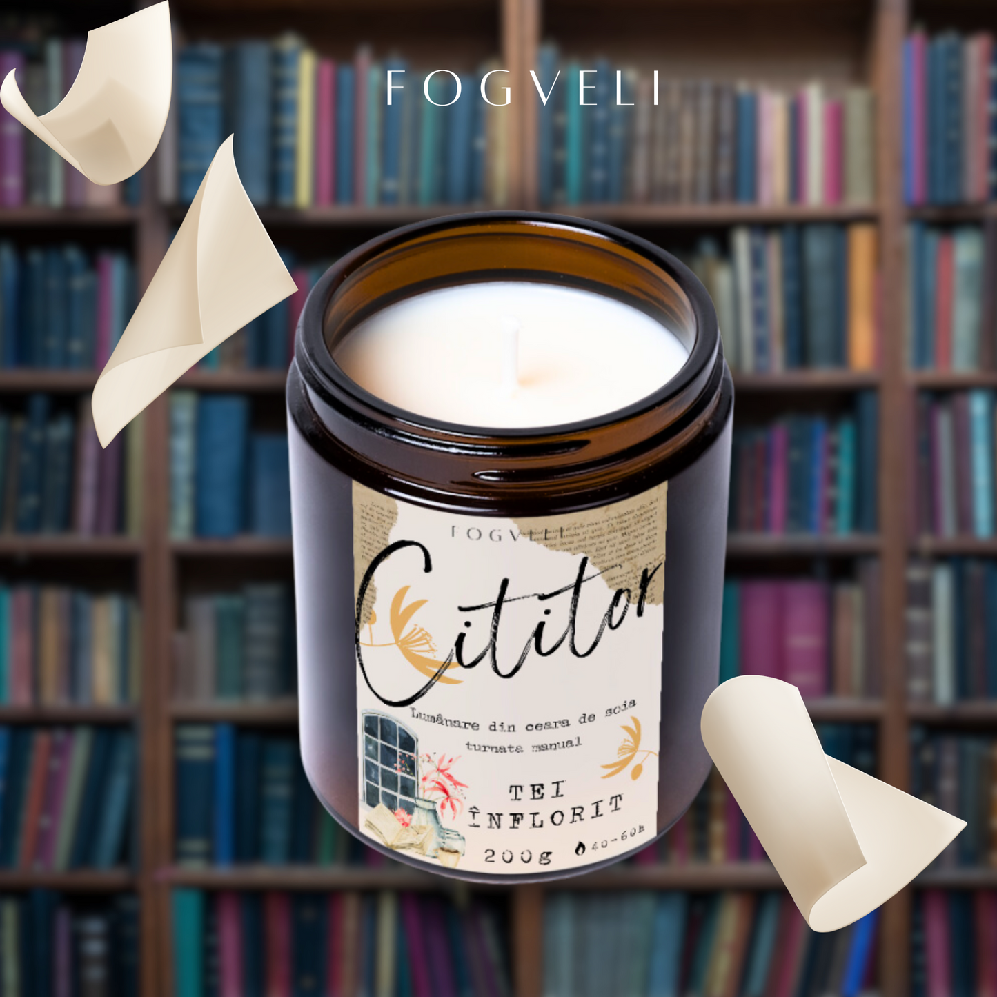 Lumânare Cititor - Tei înflorit