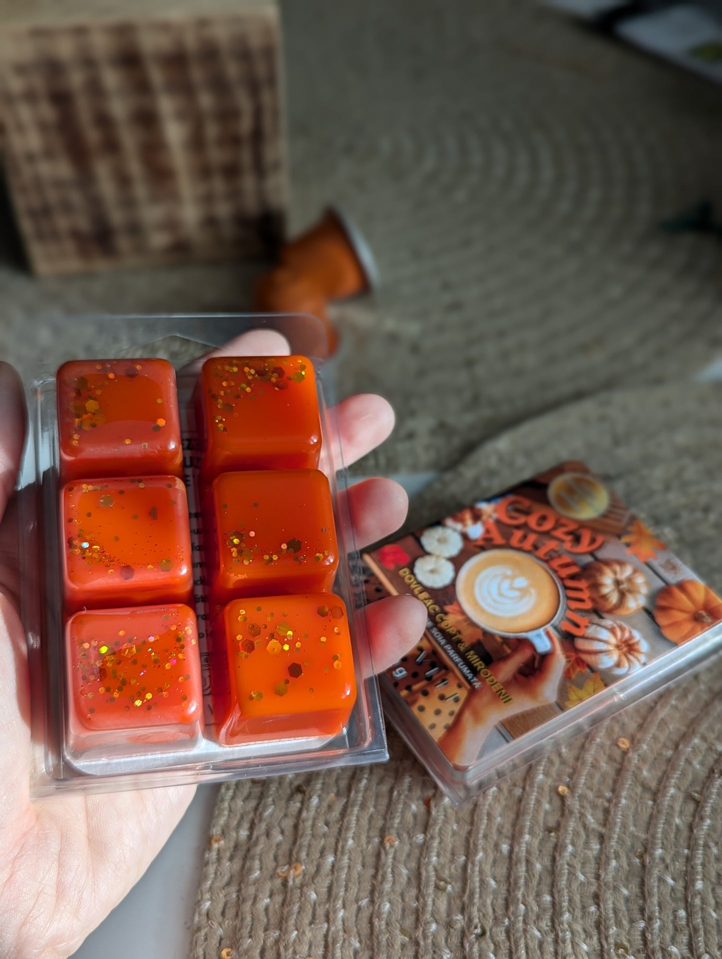 🎃Tabletă ceară parfumată COZY AUTUMN - Dovleac Copt, Mirodenii