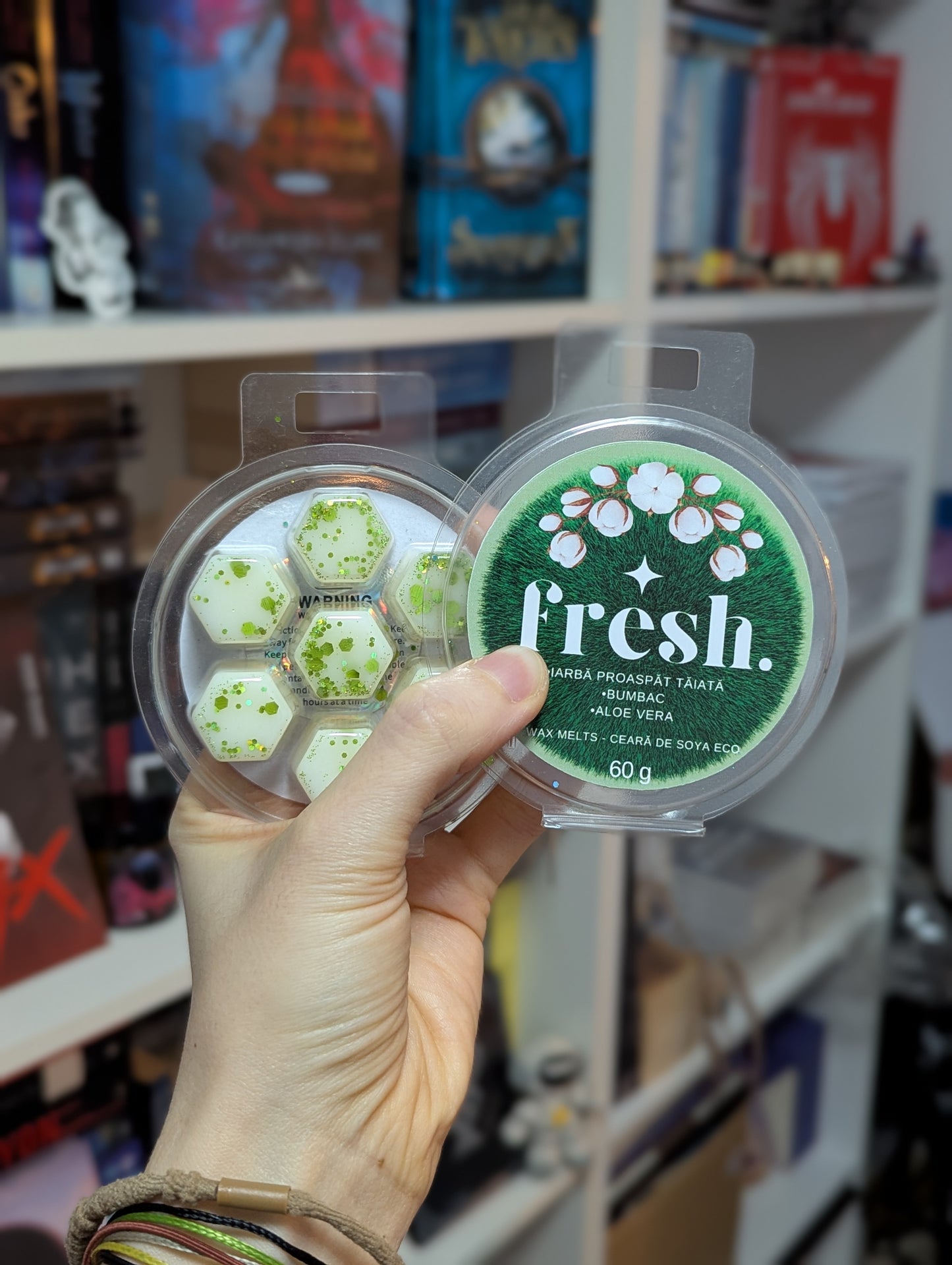 Wax Melts FRESH - Bumbac, Aloe Vera, Iarbă cosită