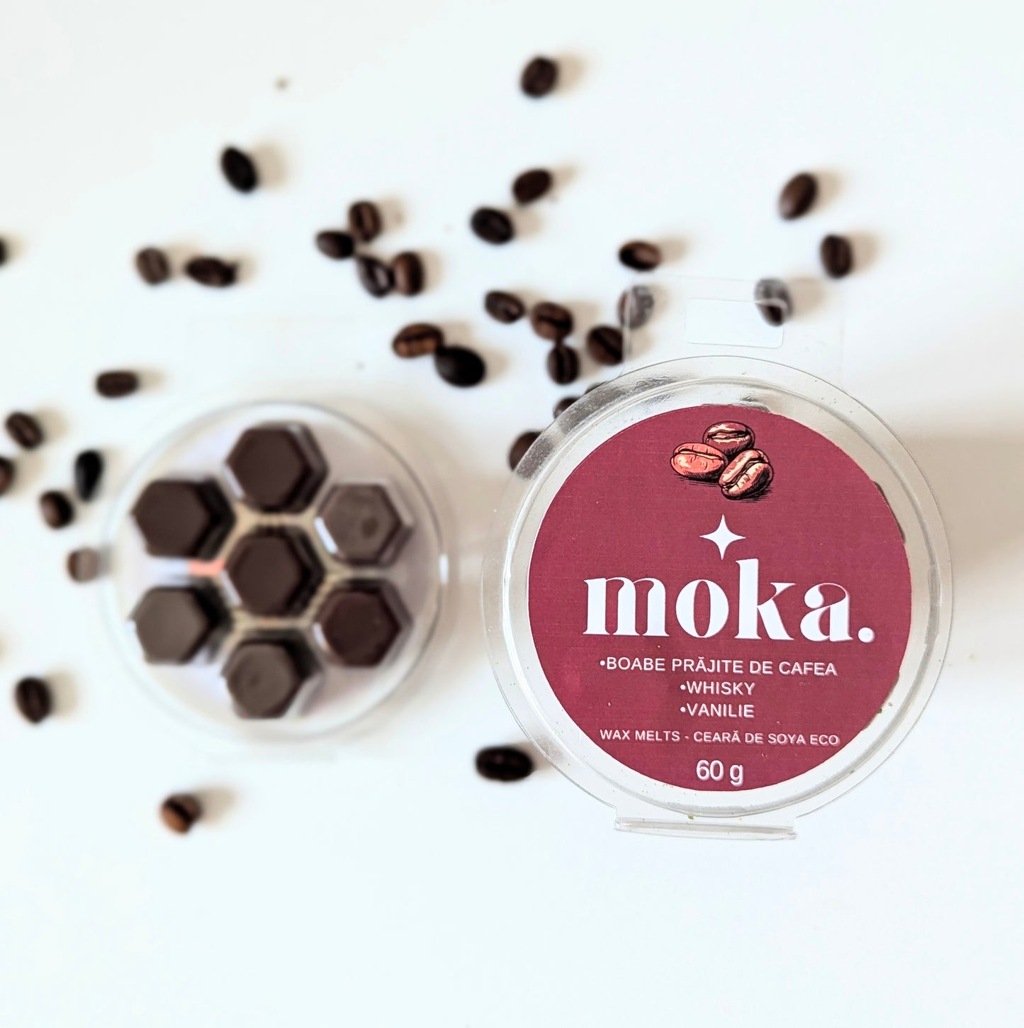 Wax Melts MOKA - Cafea, Whisky, Vanilie, Cardamon