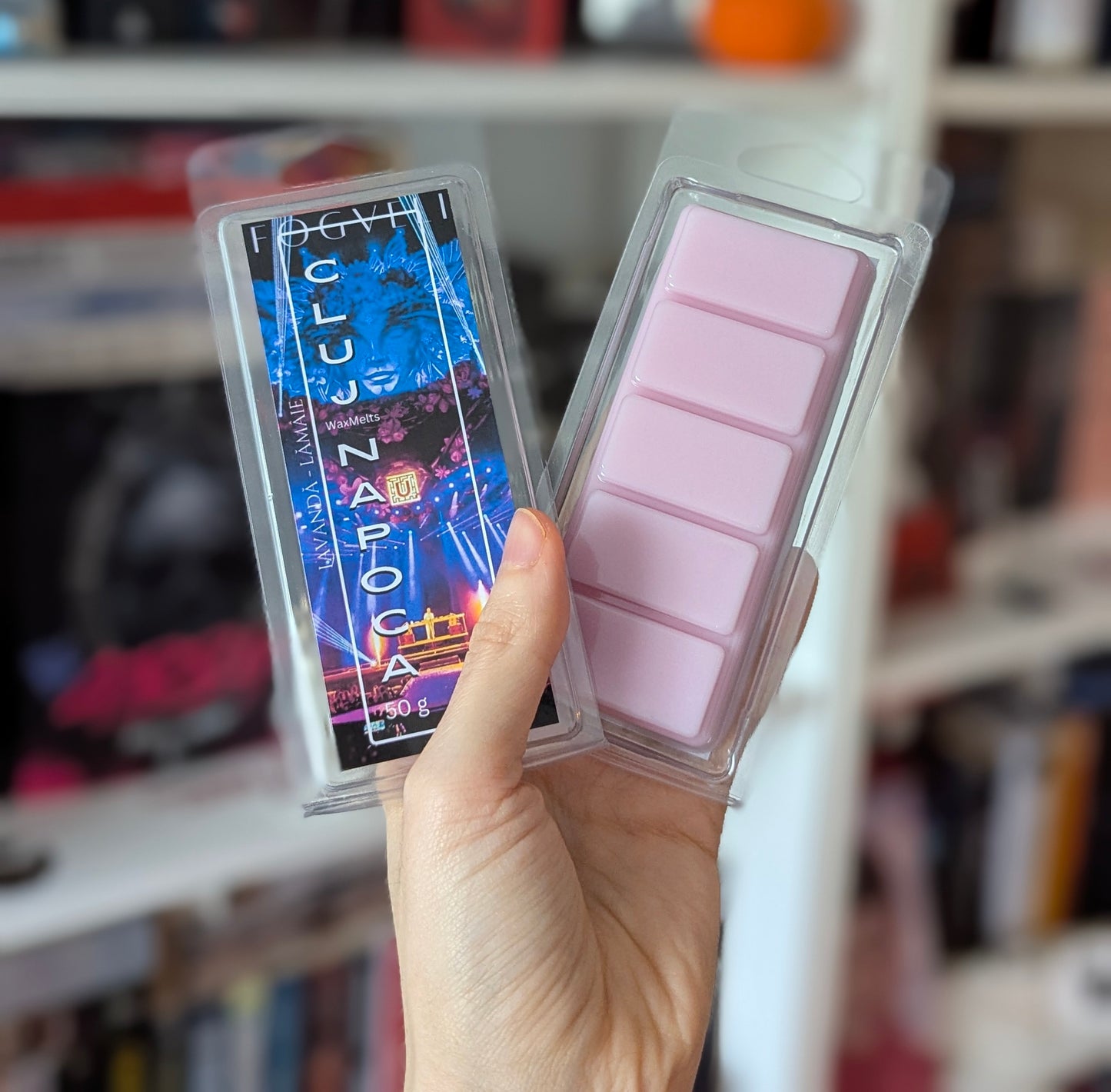 Tabletă ceară parfumată CLUJ-NAPOCA - Lavandă, Lămâie 50g