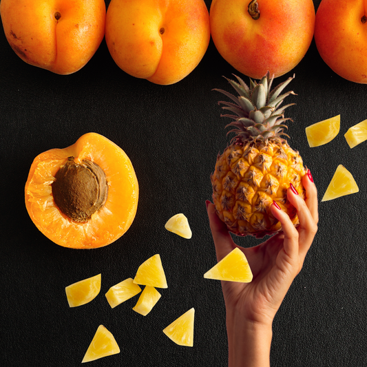 Ceară parfumată DAMSEL - Caise coapte, Ananas 🍑🍍