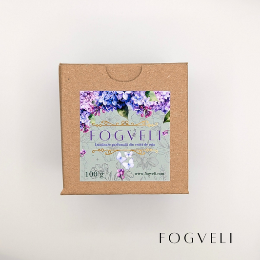Lumânare Flori de Liliac și Vise 🪻