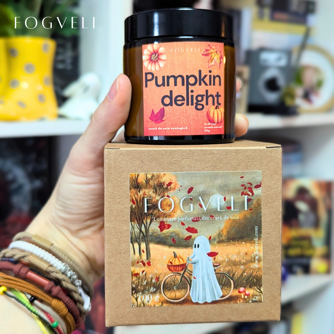 Lumânare Pumpkin Delight - Dovleac copt, Mirodenii 🎃
