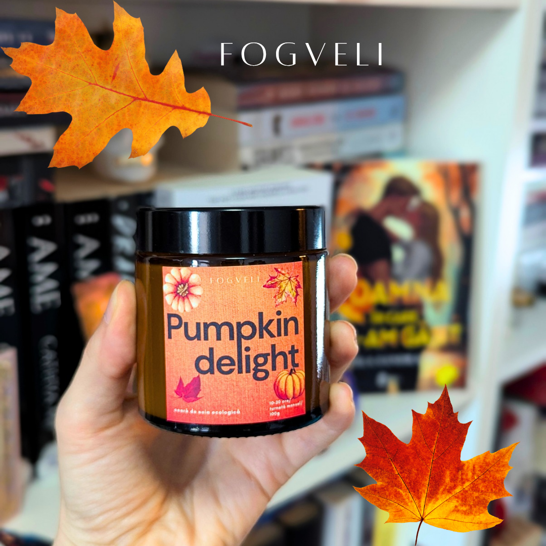 Lumânare Pumpkin Delight - Dovleac copt, Mirodenii 🎃