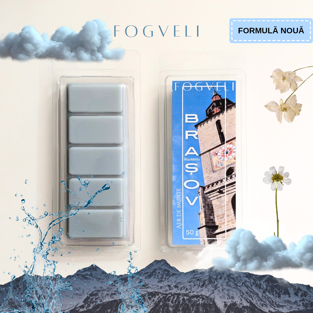 Tabletă ceară parfumată BRAȘOV - Fresh, Aer de munte 50g