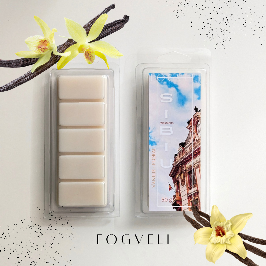 Tabletă ceară parfumată SIBIU - Floral, Vanilie 50g