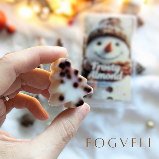 Ceară parfumată Frosty Almond ☃️ - Ciocolată albă, Migdale caramelizate, Cardamon 60g