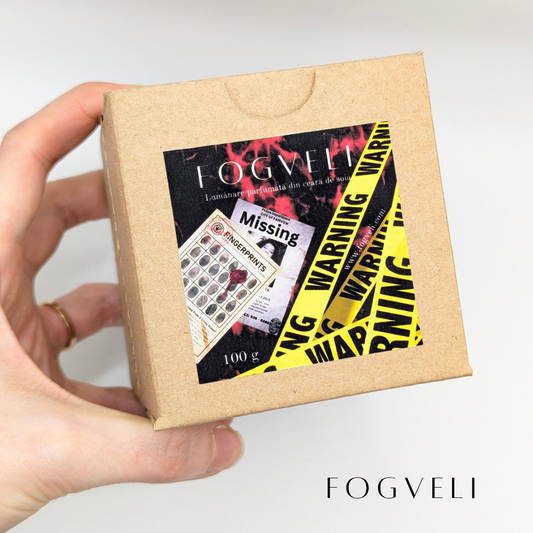 Lumânare Cititor de Thriller 🕵🏻♂️ - Whiskey, Lime, Bergamotă, Cedru, Ambră dulce