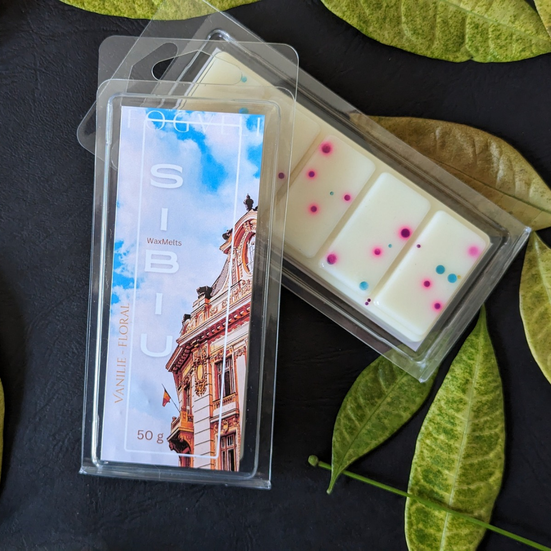 Tabletă ceară parfumată SIBIU - Floral, Vanilie 50g