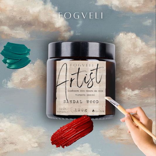 Lumânare Artist - Lemn de Santal