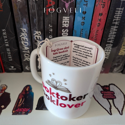 Cană Booktoker Booklover 📖🩷