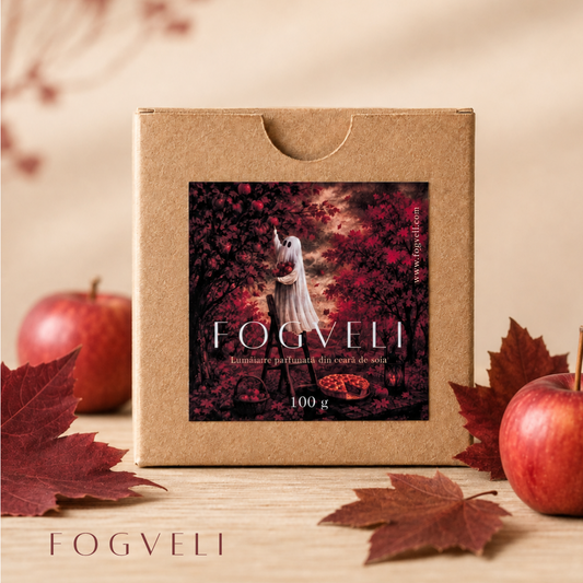 Lumânare Rustic Apples & Maple Twilight 🍁🍎 - Mere caramelizate, Sirop de arțar