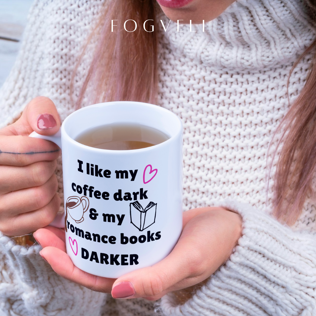 Cană Dark coffee Dark Romance 🖤