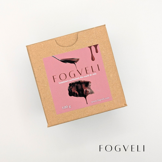 Lumânare Sinful Choco 🍫 - Ciocolată, Cremă de vanilie, Unt, Migdale