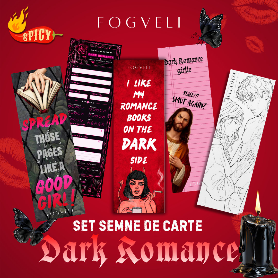 Set 5 semne de carte DARK ROMANCE 🖤💀