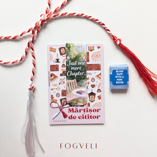 Mărțișor de Cititor - Semn de carte magnetic 📚