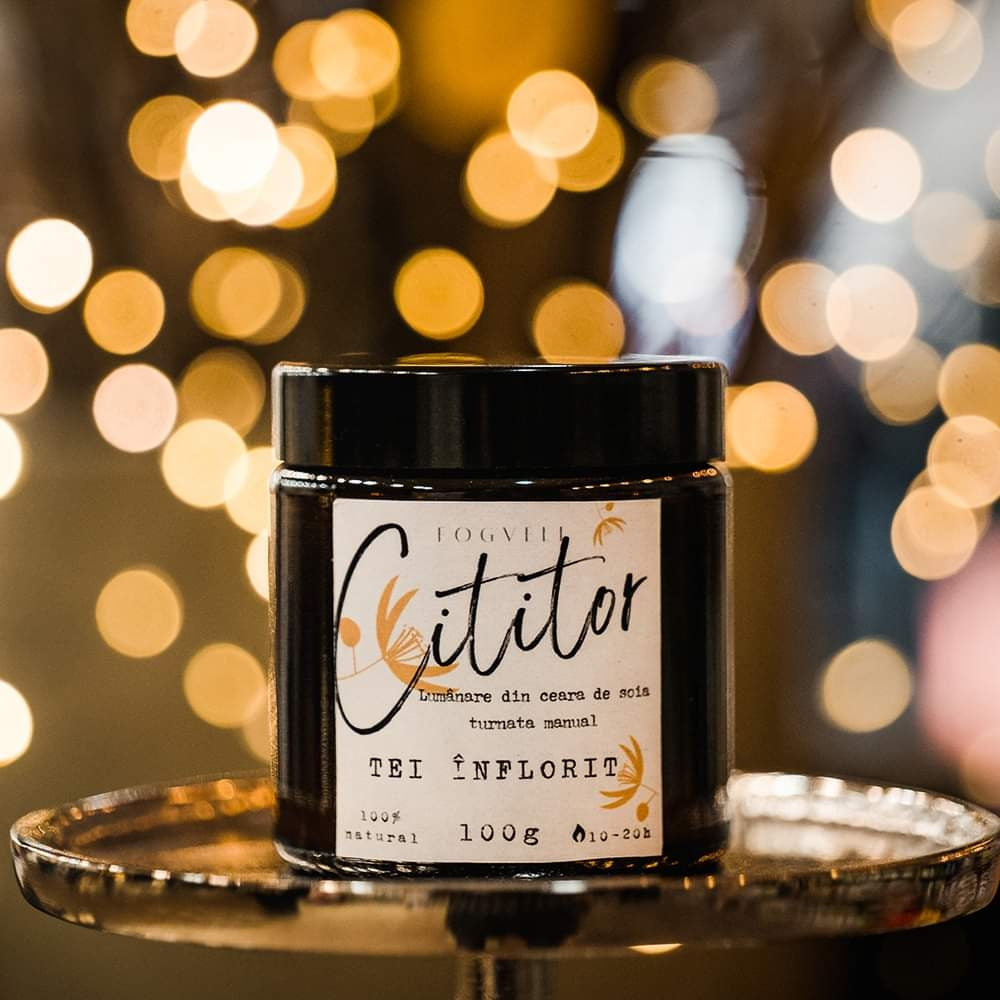 Lumânare parfumată Fogveli: Cititor - Tei înflorit