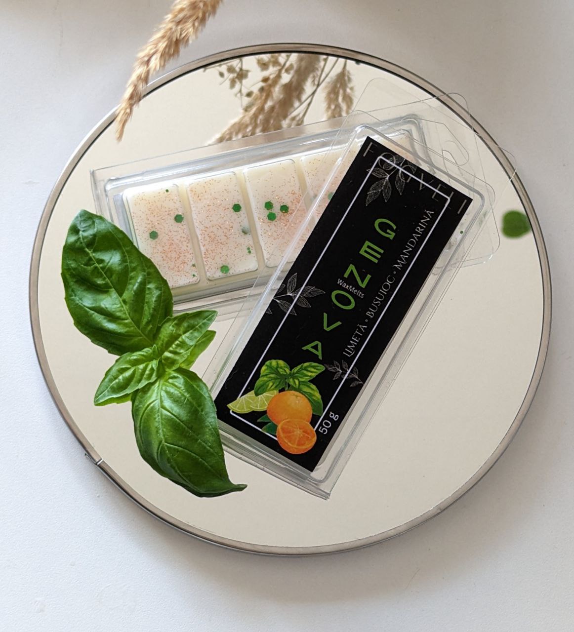 Wax Melts Mandarină, Lime & Busuioc - Fogveli