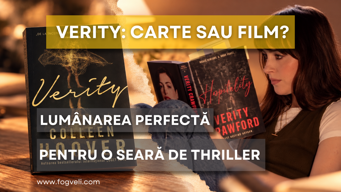 Verity: carte sau film? Lumânarea perfectă pentru o seară de thriller