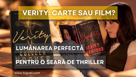 Verity: carte sau film? Lumânarea perfectă pentru o seară de thriller
