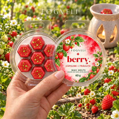 Ceară parfumată BERRY - Căpșune, Frăguțe 🍓
