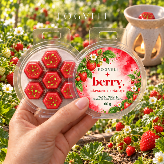 Ceară parfumată BERRY - Căpșune, Frăguțe 🍓