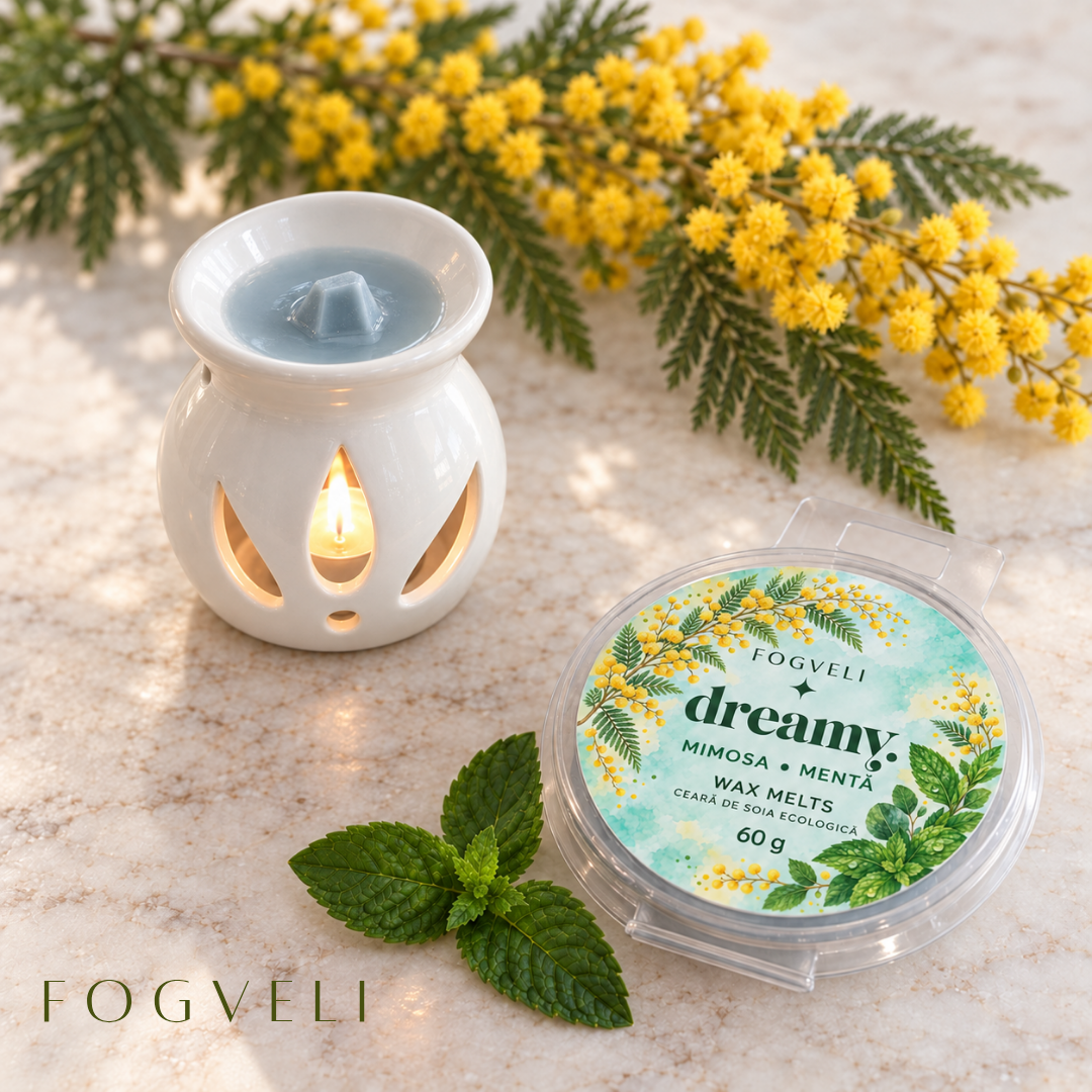 Ceară parfumată DREAMY - Mimosa, Mentă