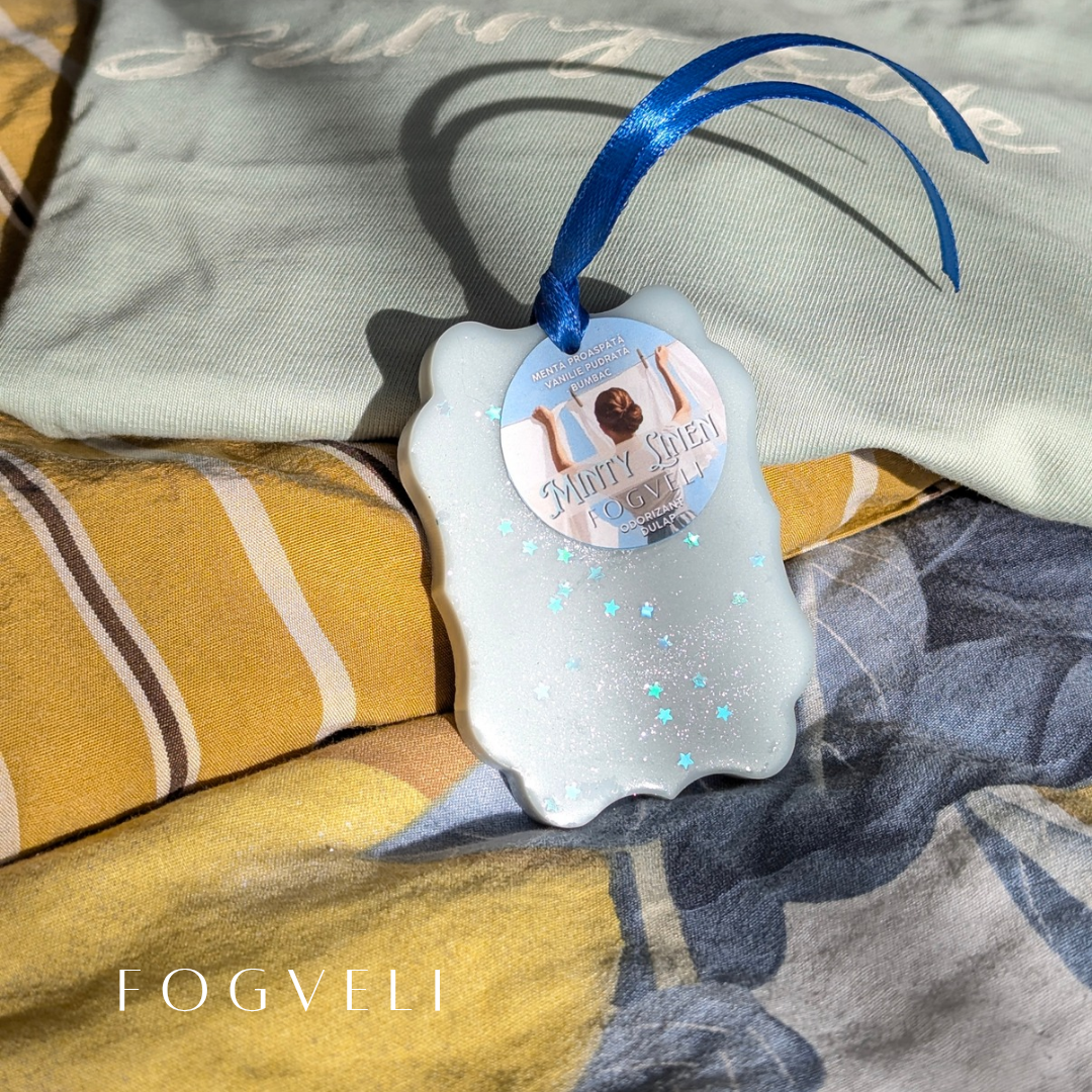 Odorizant dulap Minty Linen 🍃🧺 - Mentă, Vanilie, Bumbac 30g