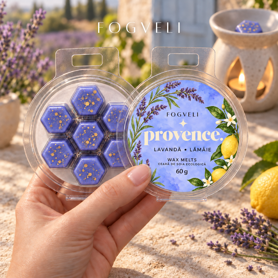 Ceară parfumată PROVENCE 🍋🪻 - Lavandă, Lămâie