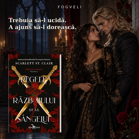 Regele războiului și al sângelui Vol.1 • Scarlett St. Clair | Romantasy, Fantasy cu vampiri 🧛‍♀️