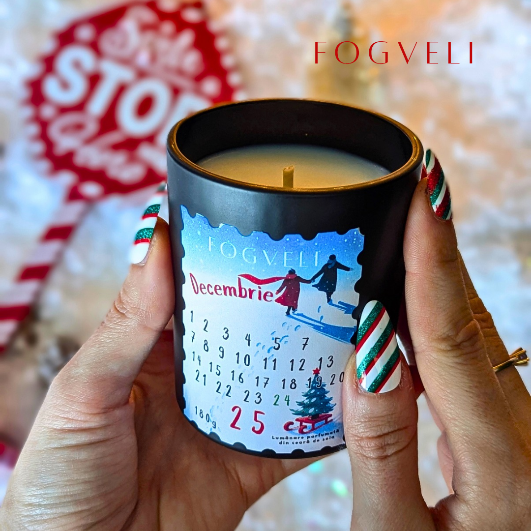 Lumânare Calendar Decembrie🎄 - Cozonac cu stafide, Lămâie, Rom 180g