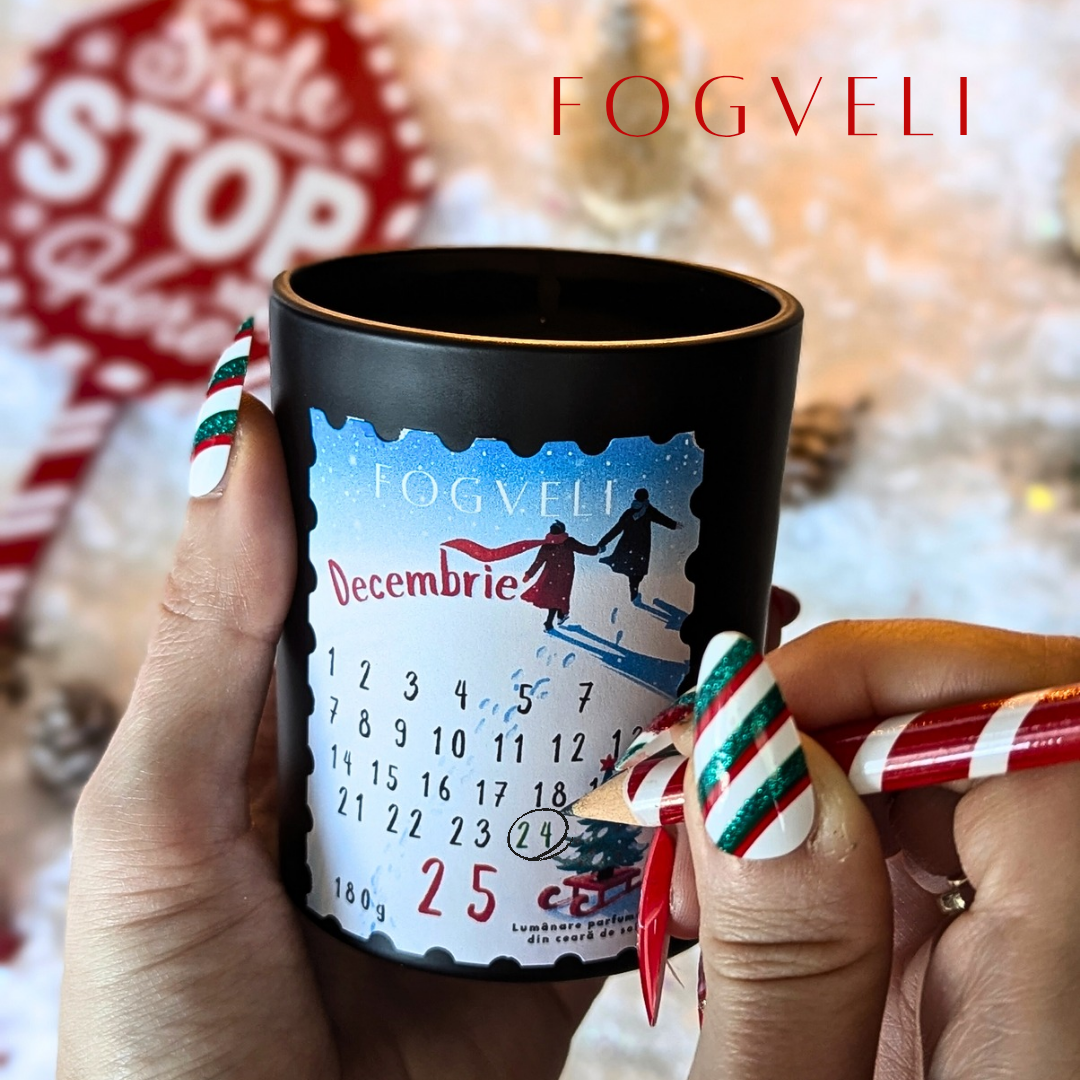 Lumânare Calendar Decembrie🎄 - Cozonac cu stafide, Lămâie, Rom 180g