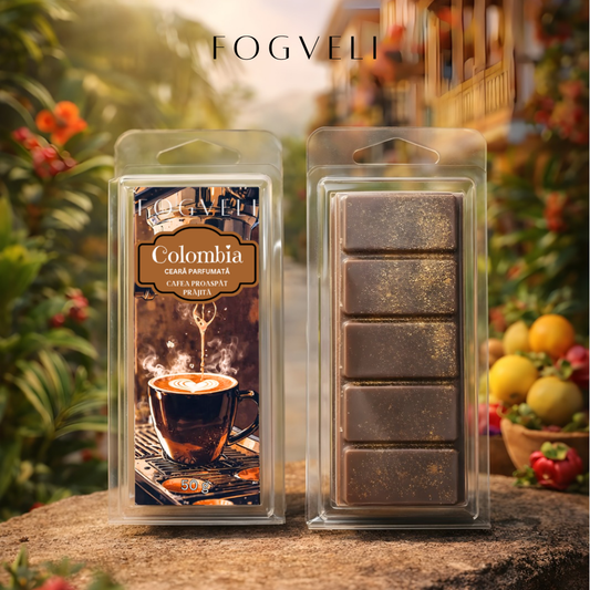 Tabletă ceară parfumată COLOMBIA - Cafea proaspăt măcinată 50g