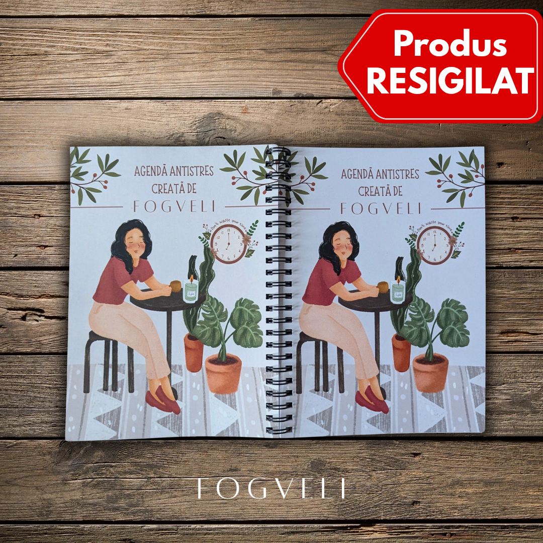 Agendă Antistress - RESIGILATĂ