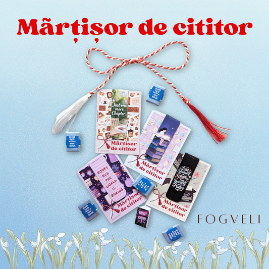 Mărțișor de Cititor - Semn de carte magnetic 📚