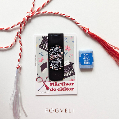 Mărțișor de Cititor - Semn de carte magnetic 📚