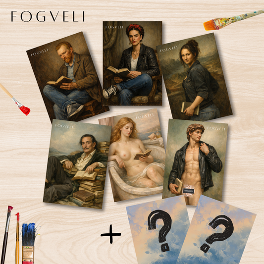 Set 8 cartoline Bookish Art Mini Print 🖼️💌