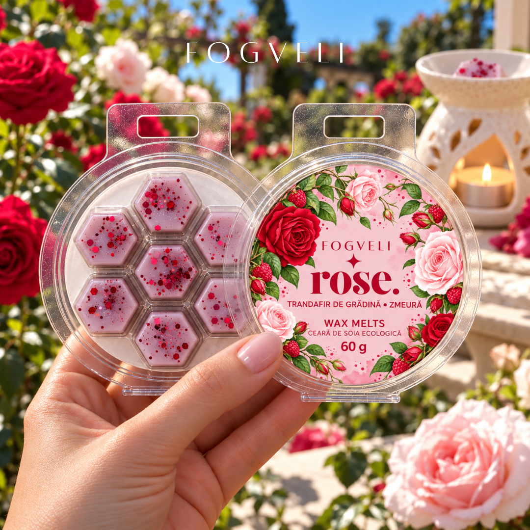 Ceară parfumată ROSE🌹- Trandafiri de grădină, Zmeură