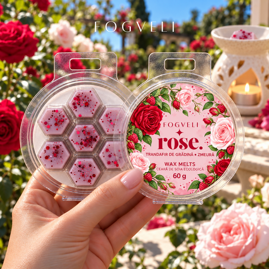 Ceară parfumată ROSE🌹- Trandafiri de grădină, Zmeură