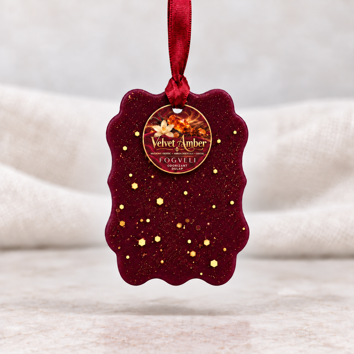 Odorizant de dulap Velvet Amber 🪔- Mirodenii exotice, Ambră, Santal 30g