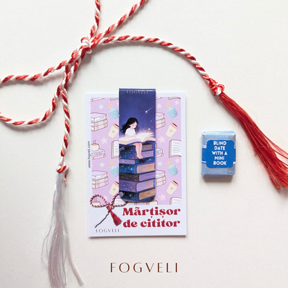 Mărțișor de Cititor - Semn de carte magnetic 📚