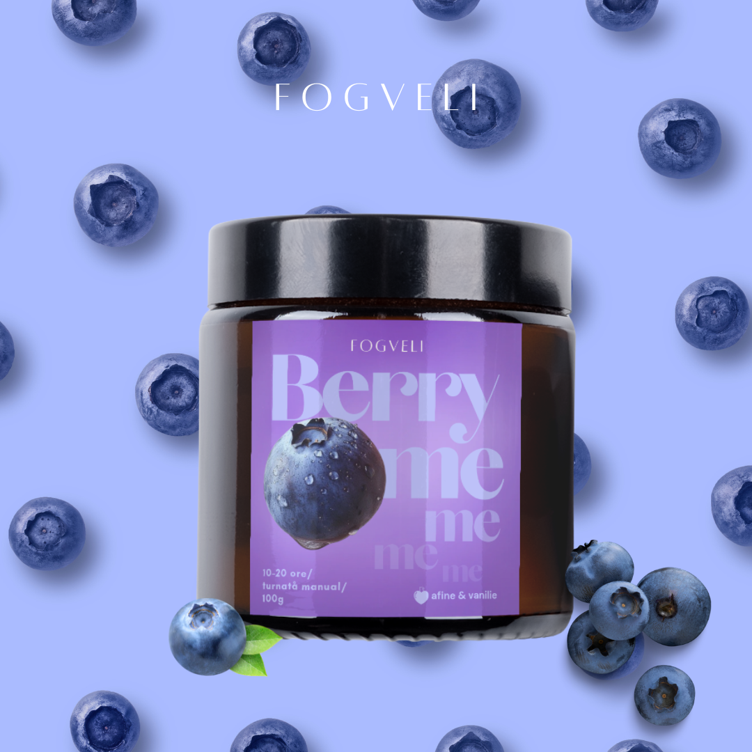 Lumânare Berry Me - Afine, Vanilie