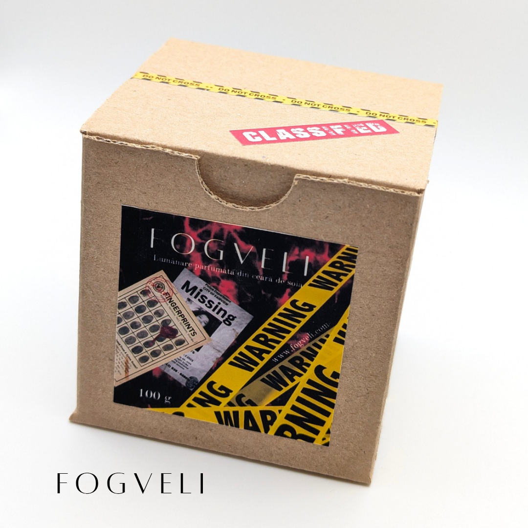 Lumânare Cititor de Thriller 🕵🏻‍♂️ - Whiskey, Lime, Bergamotă, Cedru, Ambră dulce