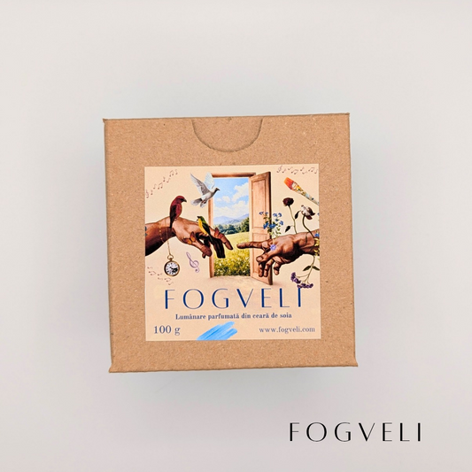 Lumânare NOMAD - Lemn de Cașmir, Mosc, Lavandă, Tonka