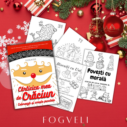 Carte de Colorat - Cărticica mea de Crăciun 🎄