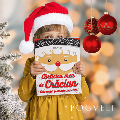 Carte de Colorat - Cărticica mea de Crăciun 🎄
