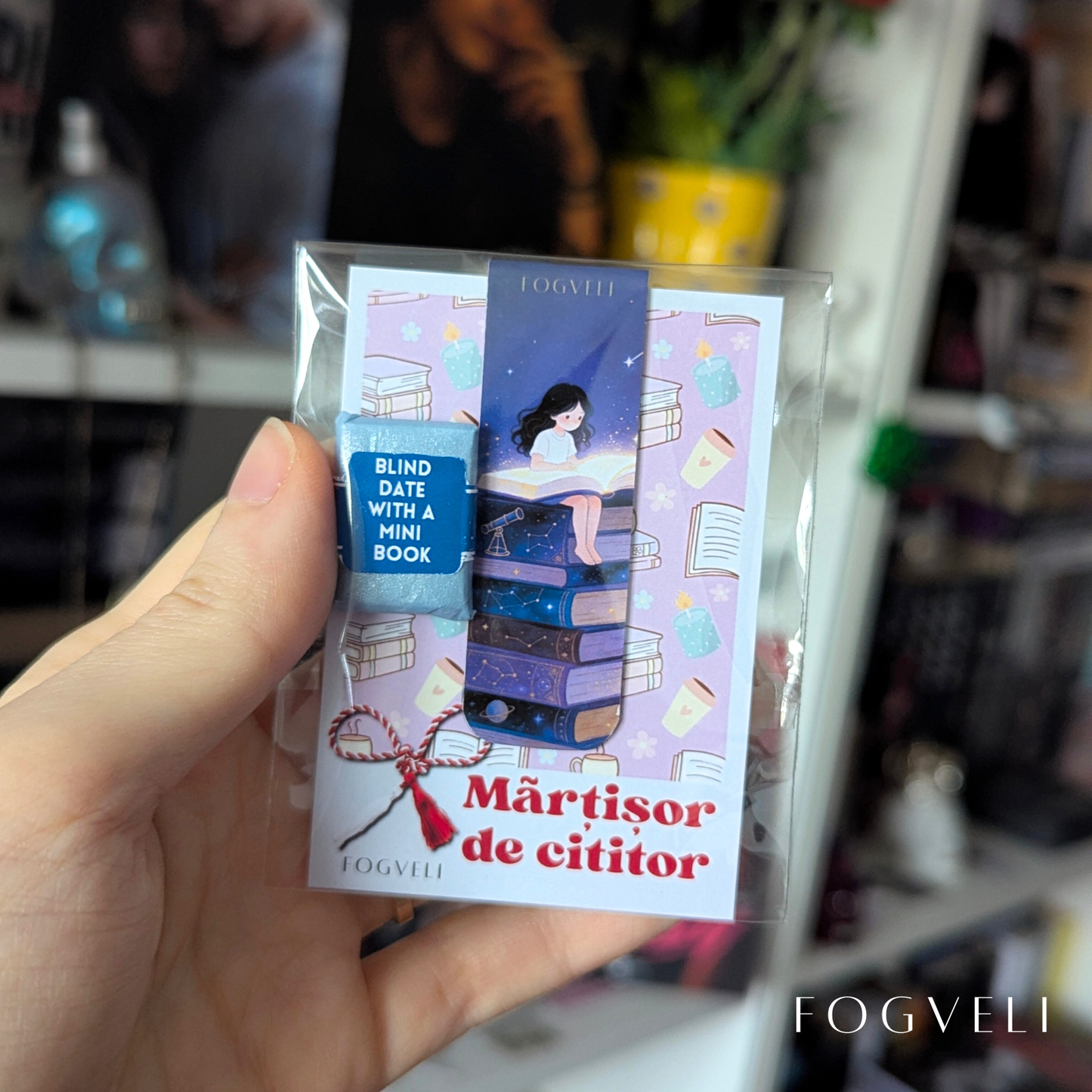 Mărțișor de Cititor - Semn de carte magnetic 📚