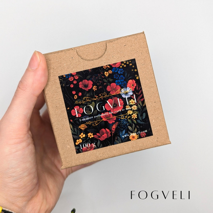 Lumânare Flori de câmp și spirit liber - Maci, Miere, Margarete sălbatice