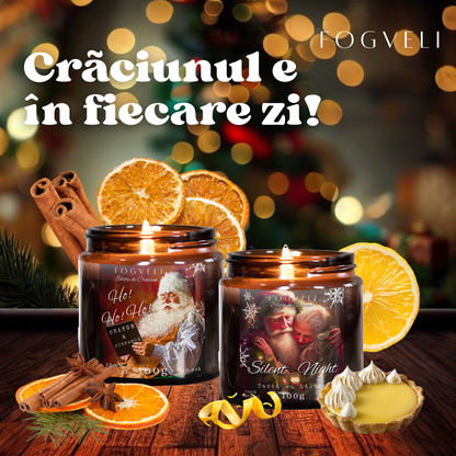 Lumânare parfumată de Crăciun - Resigilată | Alege varianta